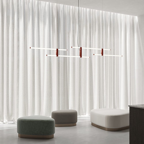 Hängelampe - PARALELA - AXO Light - Borosilikatglas / Nylon / modern