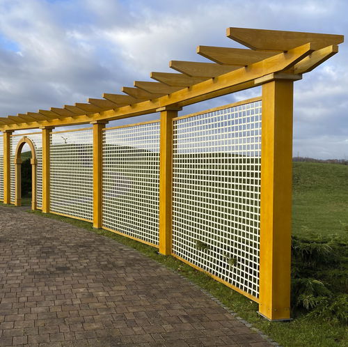 Selbsttragende Pergola - F.P.H. Art Metal Sp.J. - Aluminium / aus lackiertem Aluminium / maßgefertigt