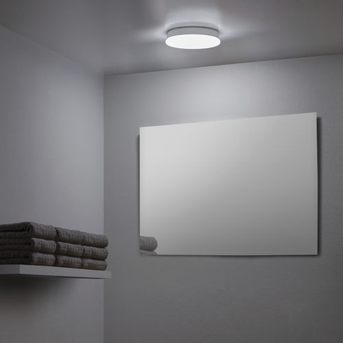 Moderne Deckenleuchte - CIRCLE - Leds-C4 - rund / Glas / Stahl