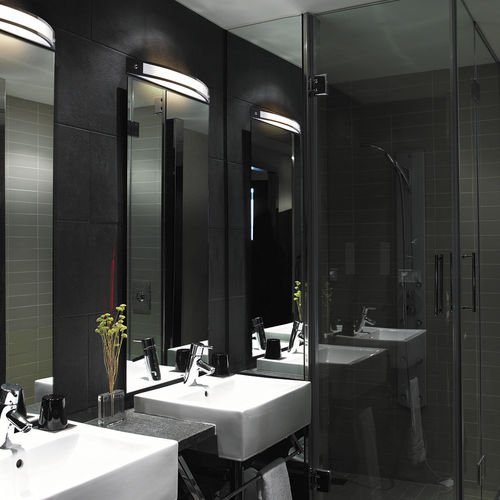 Moderne Wandleuchte - TOILET  - Leds-C4 - Aluminium / Polycarbonat / gebogen