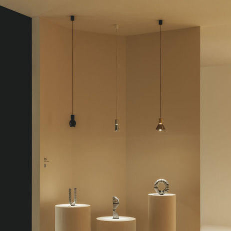 Hängelampe - IRIS  - Leds-C4 - Aluminium / modern / mit Kabel