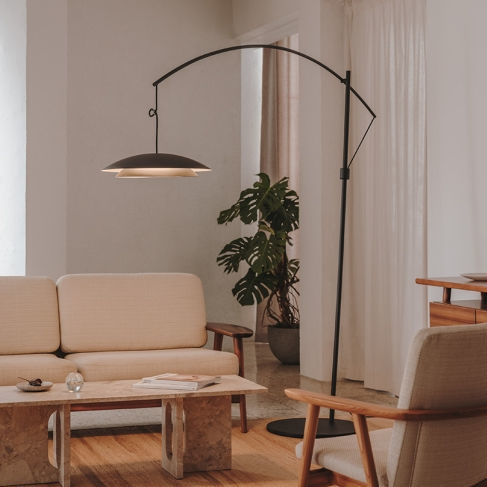 Stehleuchte - NOWAY  - Leds-C4 - Aluminium / Stahl / modern