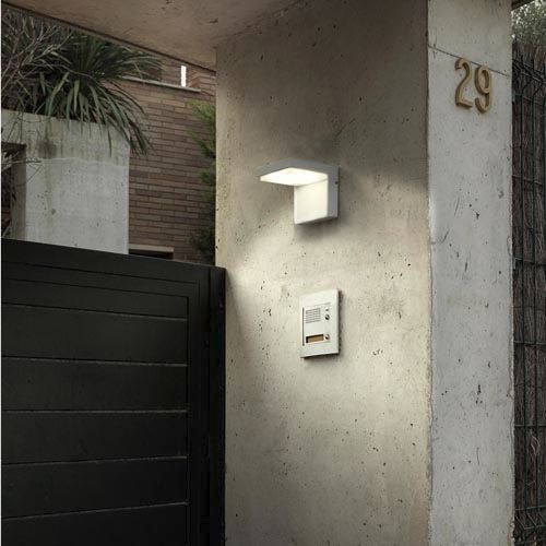 Moderne Wandleuchte - CORNER  - Leds-C4 - für Außenbereich / Aluminium / Polycarbonat