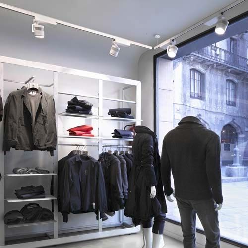 Halogen-Schienenleuchte - ACTION - Leds-C4 - rund / Aluminium / Glas