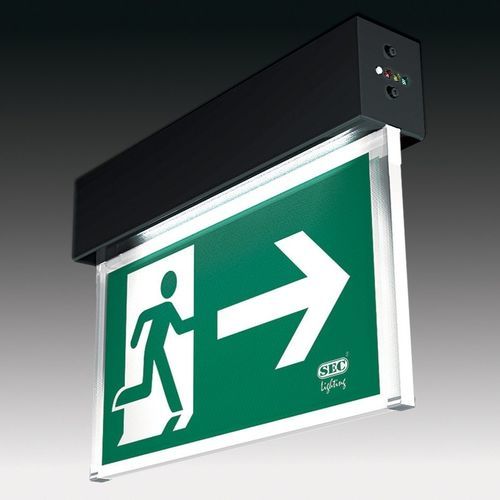 Notbeleuchtung für Aufbau - LEDLUX2-V - Sec - rechteckig / LED / IP20