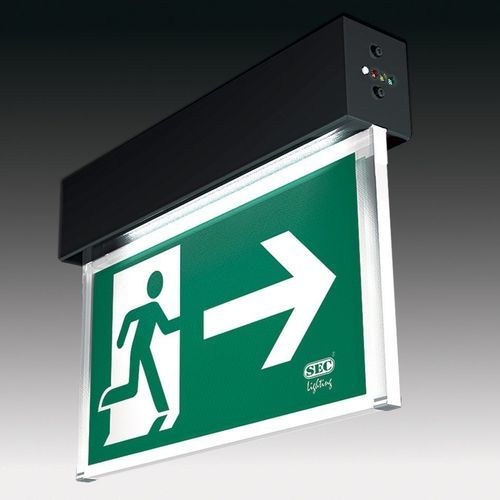 Notbeleuchtung für Aufbau - LEDLUX2-P - Sec - rechteckig / LED / IP40