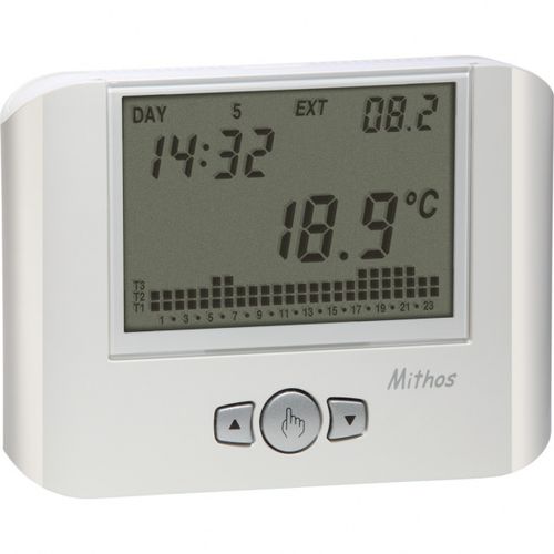 Elektronisches Thermostat - MITHOS BIANCO - VEMER - programmierbar / für Heizungen / wandmontiert