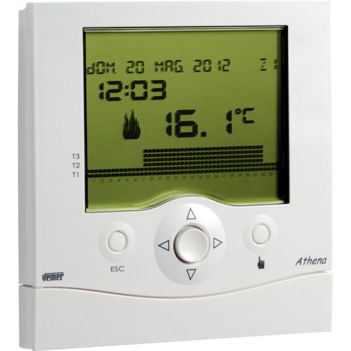 Digitales Thermostat - ATHENA - VEMER - programmierbar / für Heizungen / wandmontiert