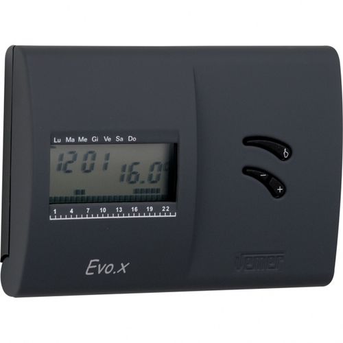 Digitales Thermostat - EVO.X NERO - VEMER - programmierbar / für Heizungen / wandmontiert