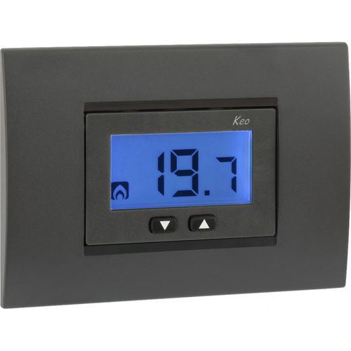 Elektronisches Thermostat - KEO-A LCD - VEMER - programmierbar / für Heizungen / für Wandeinbau