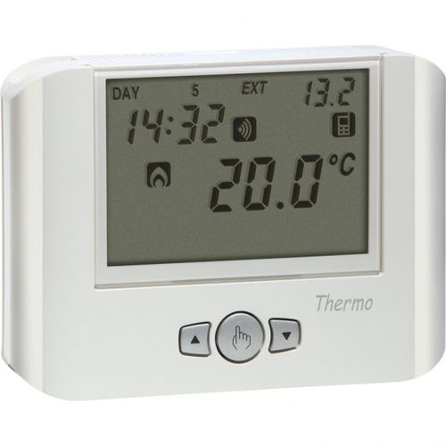 Elektronisches Thermostat - THERMO GSM BIANCO - VEMER - programmierbar / für Heizungen / wandmontiert