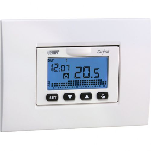 Elektronisches Thermostat - DAFNE - VEMER - programmierbar / für Heizungen / für Wandeinbau