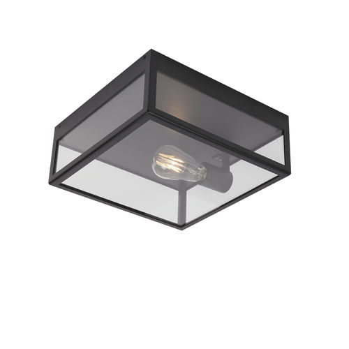 Moderne Deckenleuchte - POLO - psmlighting - quadratisch / Glas / Edelstahl