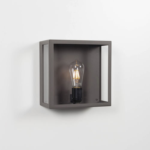 Klassische Wandleuchte - POLO - psmlighting - für Außenbereich / Edelstahl / Glas