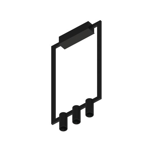 Deckenleuchte / originelles Design - THINDR - psmlighting - rund / rechteckig / rohrförmig