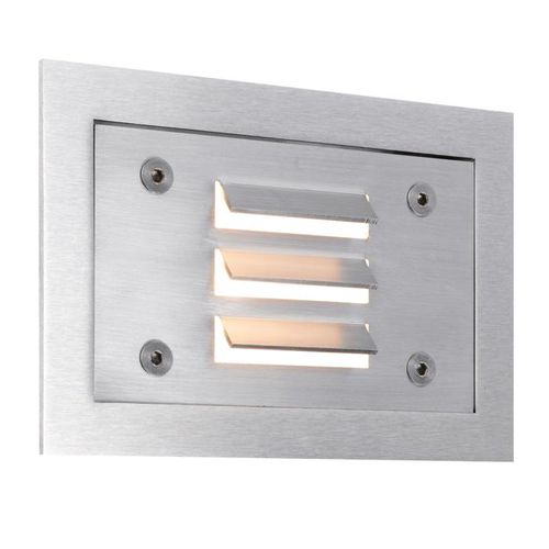Moderne Wandleuchte - STONE - psmlighting - für Außenbereich / Edelstahl / quadratisch
