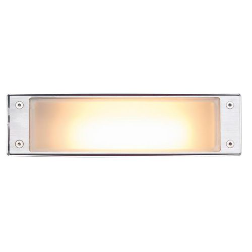 Moderne Wandleuchte - STONE - psmlighting - für Außenbereich / Edelstahl / rechteckig