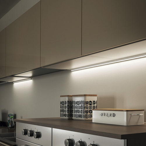 Leuchte für Aufbau - LUGANO EMOTION - L&S - LED / linear / für Möbel