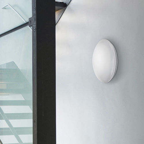 Moderne Deckenleuchte - ELLEN WCL 300 OP 1500 - ESYLUX - rund / Glas / Stahl