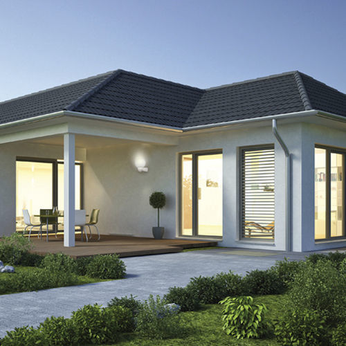 Moderne Wandleuchte - AL GARDA - ESYLUX - für Außenbereich / Aluminium / rund