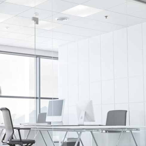Deckeneinbauleuchte - 2 600 DDP OP 840 IR ELC - ESYLUX - LED / quadratisch / IP20