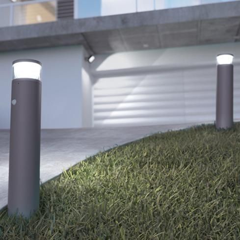Leuchtpoller für Garten - ALVA BL 540/170 TR 360° 1200 840 AN - ESYLUX - modern / Aluminium / LED