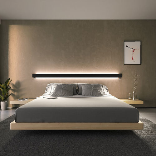 Moderne Wandleuchte - LINEA - XAL - für den Innenraum / Opal / rechteckig