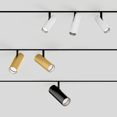 LED-Schienenleuchte - BO 32 / 45 / 55 - XAL - rund / Aluminium / für Gewerbegebrauch