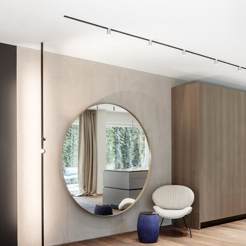 LED-Schienenleuchte - TARO - XAL - zylinderförmig / Aluminium / für Gewerbegebrauch