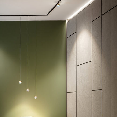 LED-Schienenleuchte - NOBA - XAL - sphärisch / Aluminium / Glas