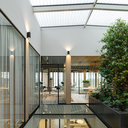 Moderne Wandleuchte - SASSO 60 / 100 - XAL - für den Innenraum / für Außenbereich / Aluminium