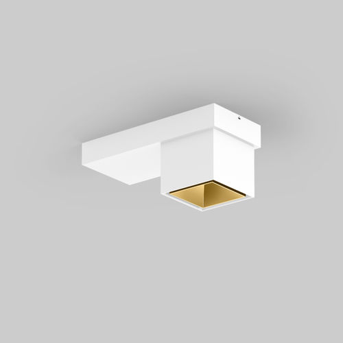Strahler für Aufbau - SASSO 60 BASE 1 - XAL - LED / quadratisch / zylinderförmig