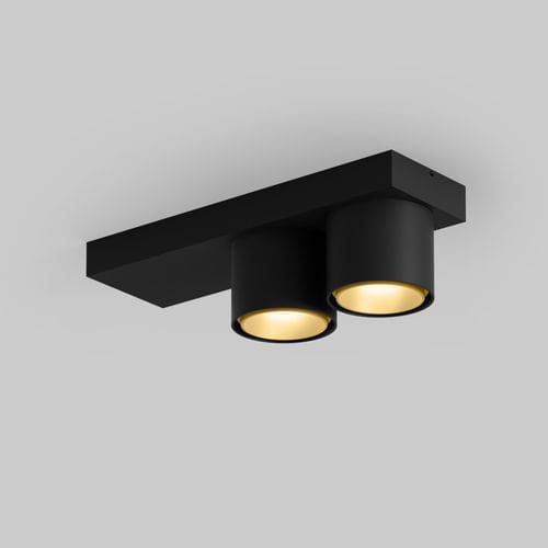 Strahler für Aufbau - SASSO 60 BASE 2 - XAL - LED / zylinderförmig / IP20
