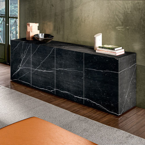 Hohes Sideboard - Materia  - LAGO - modern / Holz / Metall