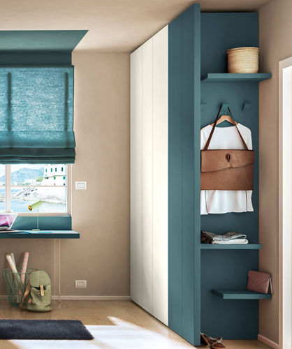 Kleiderschrank für Kinder - Smart  - LAGO - wandmontiert / modern / melaminbeschichtet
