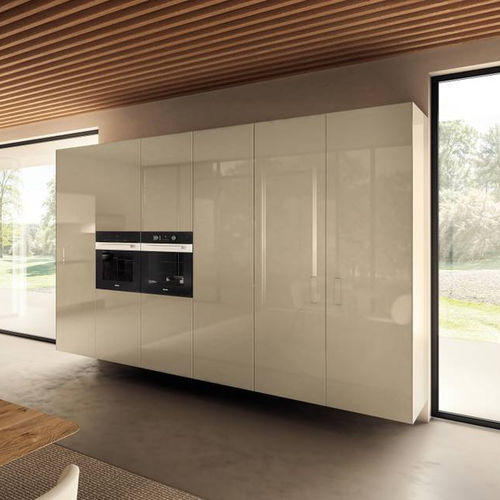 Moderner Lagerschrank für Küchen - 36e8  - LAGO - Metall / Marmor / Glas