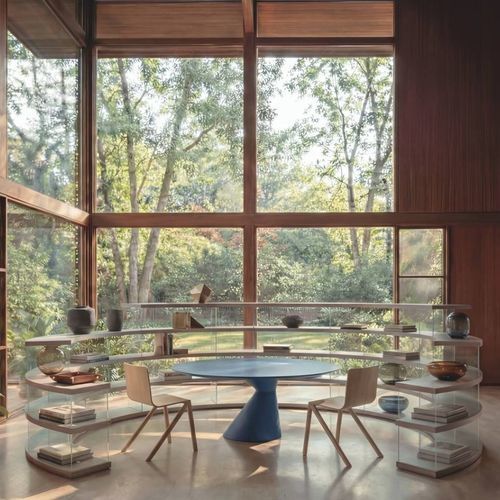 Modulregal - AIR ROUNDY - LAGO - modern / Holz / für Gewerbegebrauch
