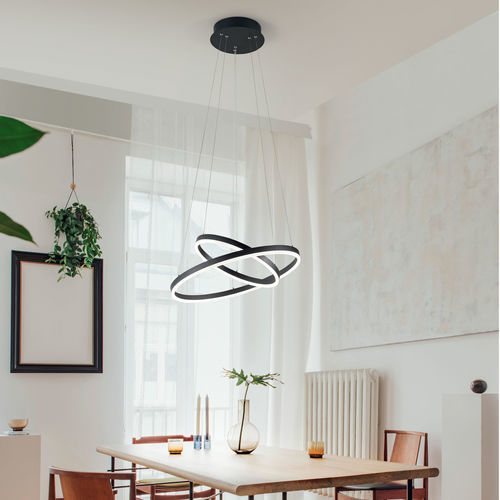 Hängelampe - GIOTTO - Fabas Luce - Metall / Methacrylat / modern