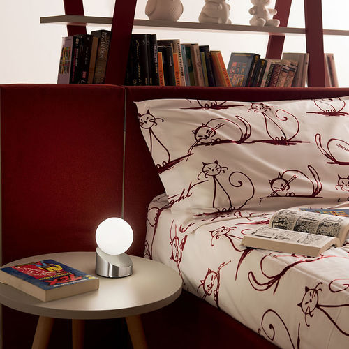 Tischlampe - GRAVITY - Fabas Luce - Metall / geblasenes Glas / modern