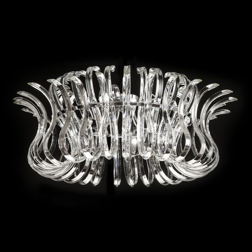 Moderne Deckenleuchte - WAVE - METAL LUX - Glas / Metall / LED