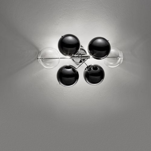 Moderne Wandleuchte - ATOM - METAL LUX - für den Innenraum / Glas / sphärisch