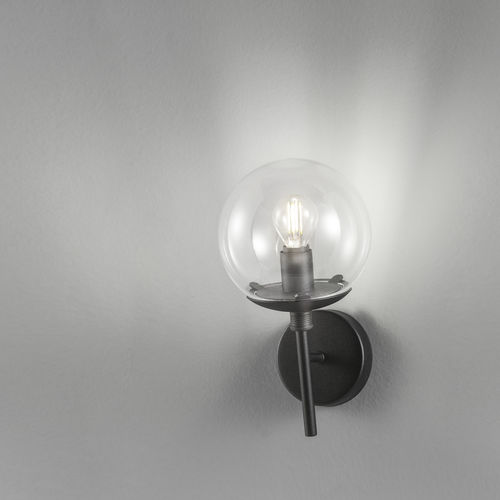 Moderne Wandleuchte - GLOBAL - METAL LUX - für Außenbereich / Metall / Polycarbonat