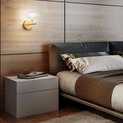 Moderne Wandleuchte - DOLCE - METAL LUX - für den Innenraum / für Außenbereich / Glas
