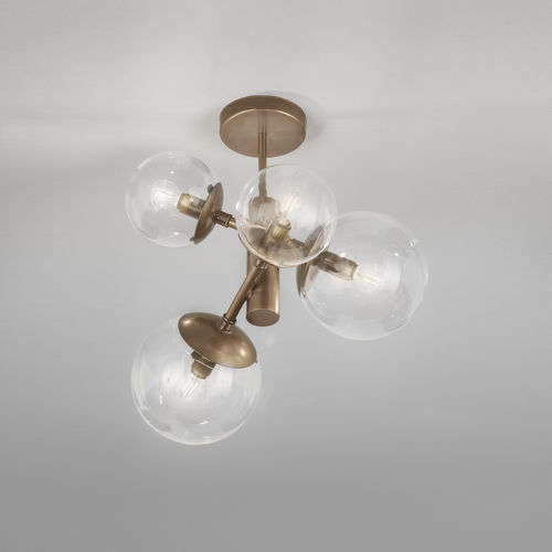 Moderne Deckenleuchte - GLOBAL - METAL LUX - sphärisch / Metall / Polycarbonat