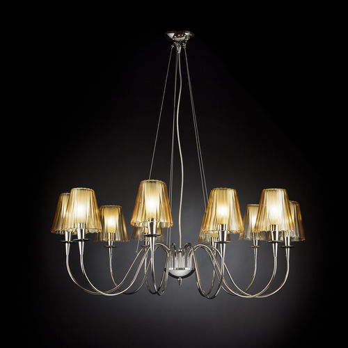 Moderner Kronleuchter - OPERA - METAL LUX - Glas / Metall / 8 Glühbirnen