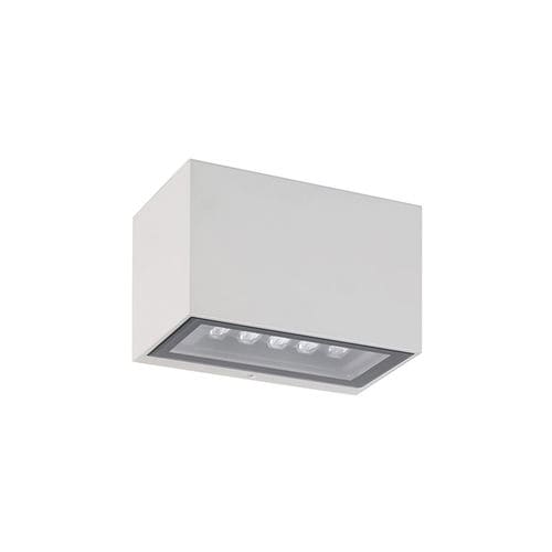 Moderne Wandleuchte - GEKO 5 - L&L Luce&Light - für Außenbereich / Vorderseite aus Hartglas / Aluminium