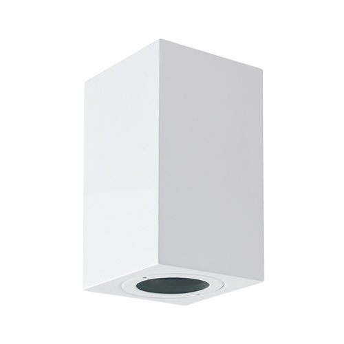 Moderne Wandleuchte - UPDOWN - L&L Luce&Light - für Außenbereich / anodisiertes Aluminium / rund