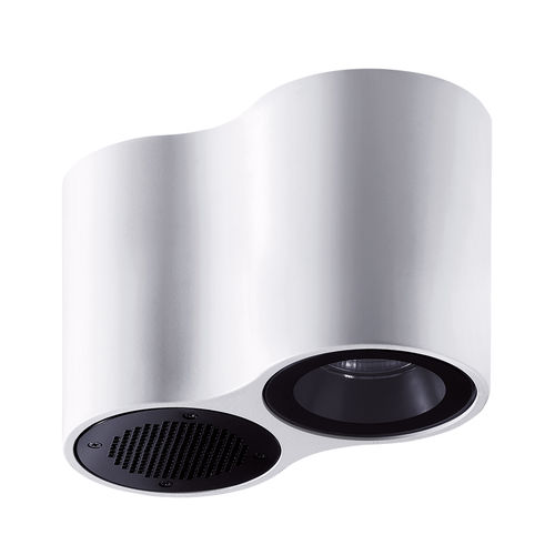 Moderne Deckenleuchte - INTONO C IN 3.8 - L&L Luce&Light - rohrförmig / Glas / Aluminium