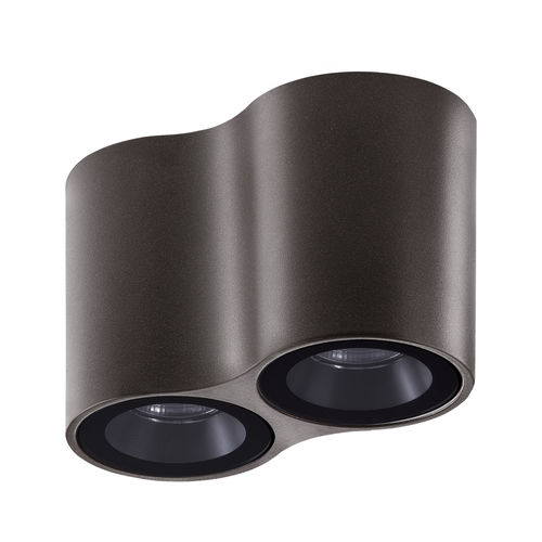 Moderne Deckenleuchte - Intono C OUT 3.4 - L&L Luce&Light - rohrförmig / Glas / Aluminium