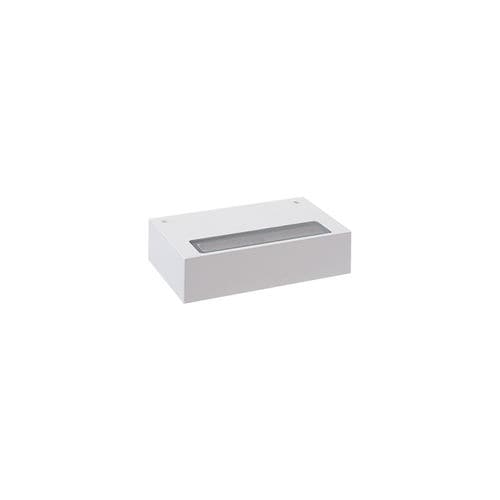 Moderne Wandleuchte - ELLA OUT - L&L Luce&Light - für Außenbereich / Aluminium / rechteckig